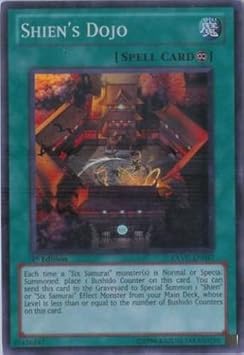 YuGiOh Shiens Dojo - EXVC-EN057 - Super Rare - 1st Edition Near Mint ,#G14E6GE4R-GE 4-TEW6W216721