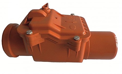 Preisvergleich Produktbild Rückstausicherung-Rückstauverschlus... Ø DN 50 (50 mm), verriegelbare Rückstauklappe mit Edelstahleinlage