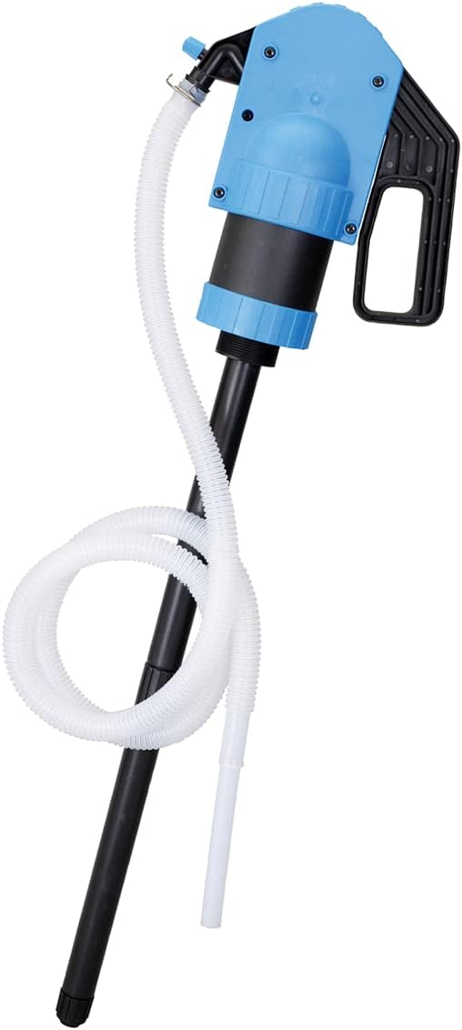 K Tool International 72210 15-55 Gallon Lever-Action Transfer Drum Pump for Garages, Repair Shops and DIY, 1 Pint per Stroke, Use with DEF, Antifreeze, Detergents, Windshield Fluids, Heavy Oils