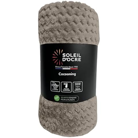 Couverture COCOONING Taupe Cover