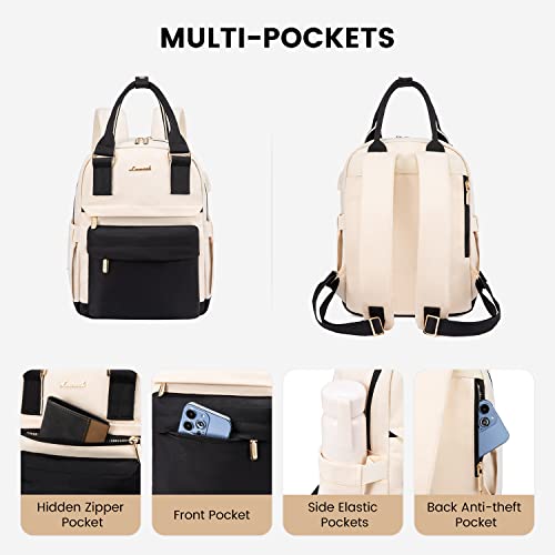 Image of LOVEVOOK Mini Backpack for Women Stylish Waterproof Backpack Purse with USB Port, Cute Daypack for College Travel Party