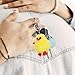 NUOBESTY 10 Pcs Plush Duck Keychains Cute Duck Plush Key Ring Soft Animal Keychain Ornaments for Bags And Keys