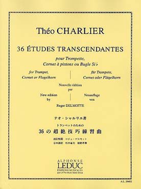 36 études transcendantes Charlier pour trompette et cornet