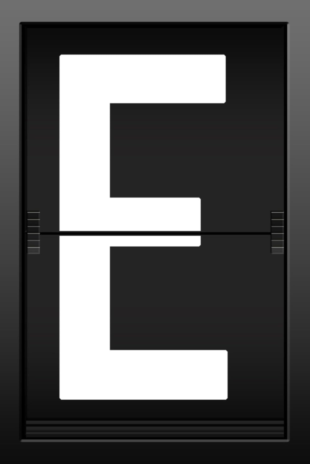 Letter E Alphabet Notebook Journal Cover