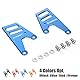 NICECNC Heel Guards Cover Compatible with 690 Enduro 2008, Heel Guard Luggage Rack Compatible with Husqvarna 701 Enduro 2016-2021, See Fitments, Blue