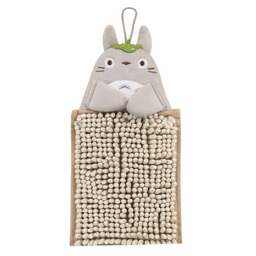 センコー(Senko) となりのトトロ もこもこトトロ お手ふき 約15×20cm(モール部使用時) ベージュ 吸水 速乾 マイクロファイバー 65608