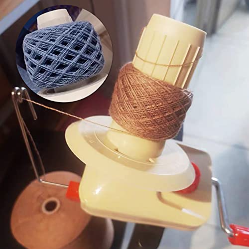 Lamxd LAMXD012 Needlecraft Yarn Ball Winder Hand Operated,Red,Portable Package,Easy To Set Up And Use,Sturdy thumb #4