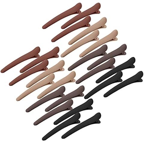 YISSION 24 PCS Hair Clips for Styling Sectioning, 3.1 Inch Matte Alligator No Crease Duck Billed Hair Clips, Hair Barrettes for Women Girls Cover