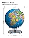 Waldauge Illuminated World Globe with Stand, 9