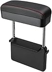 Paffenery Armrest Support Elbow for Car, Adjustable Height Car Console Armrest Box, Armrest Support Elbow Rest Pad Armrest Extender Black