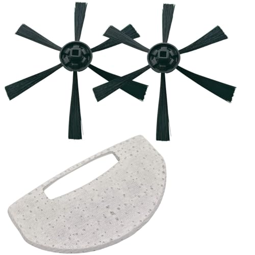 Kit 2 Escovas e Filtro Compatível Com Robo Wap W100 Multilaser HO041 Mondial RB01