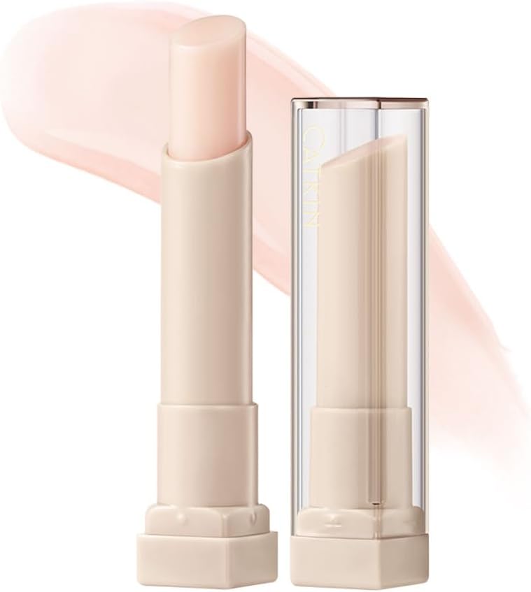 CATKIN Ultra Hydrating Natural Plant Extract Lip Balm for Dry Lips Moisturizing Chapstick Lip Treatment Repair Nourish Lip Skin Care Pink (C02 Color-changing)