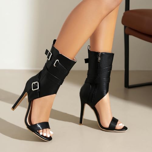 Image of ForeMode Fashion Women T-Strap High Heels Bow Platform Round Toe Pumps Leather Summer Sweet Shoes