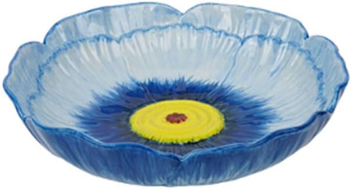 Flower Shaped Ceramic Fruit Plate for Home Living Room Coffee Table Candy Snacks Dried