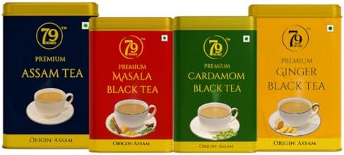 79 Degree Black Tea Combo | Premium Assam Black Tea, Masala, Ginger and ...