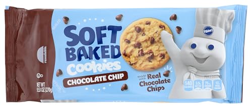 Pillsbury Soft Baked Cookies, Chocolate Chip, 9.53 oz, 18 ct