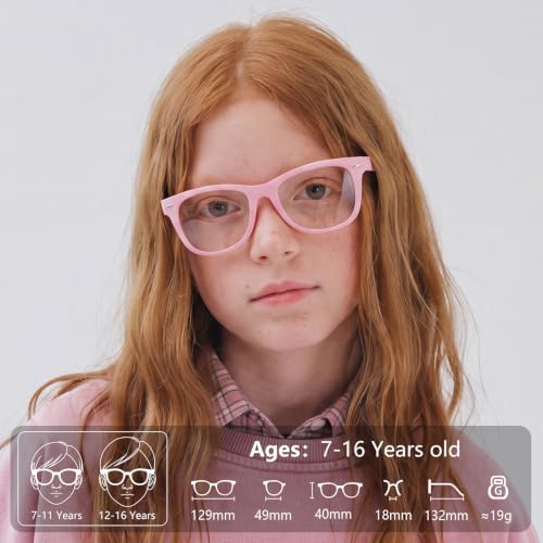 Image of EYEBUDDY Blue Light Glasses for Kids Boys Girls,Computer Gaming Bluelight Glasses,Fake Glasses for Ages 2-12