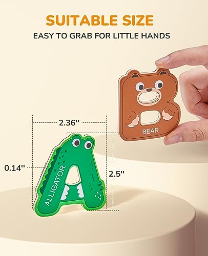 Joycat MA1 Wooden Thick Alphabet Magnets thumb #4