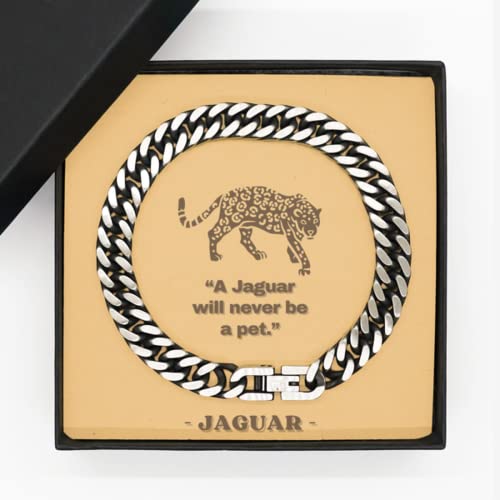 Jaguar Bracelet Jewelry, Spirit Animal symbolizes The Power, Jaguar Totem,