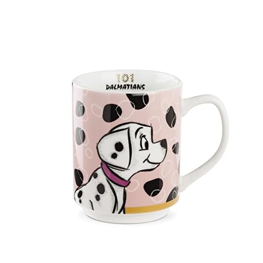 Egan Taza apilable La Carga de los 101 Rosa 350 ml, 227002