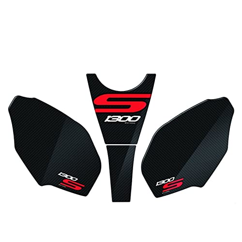 Für BMW K1200S 2003 2004 2005 2006 2007 2008 2009 K1300S 2009 2010 2011 2012 2013 2014 2015 2016 Motorrad rutschfeste Seitliche Tankpad-Aufkleber rutschfeste Aufkleber (Color : 17)