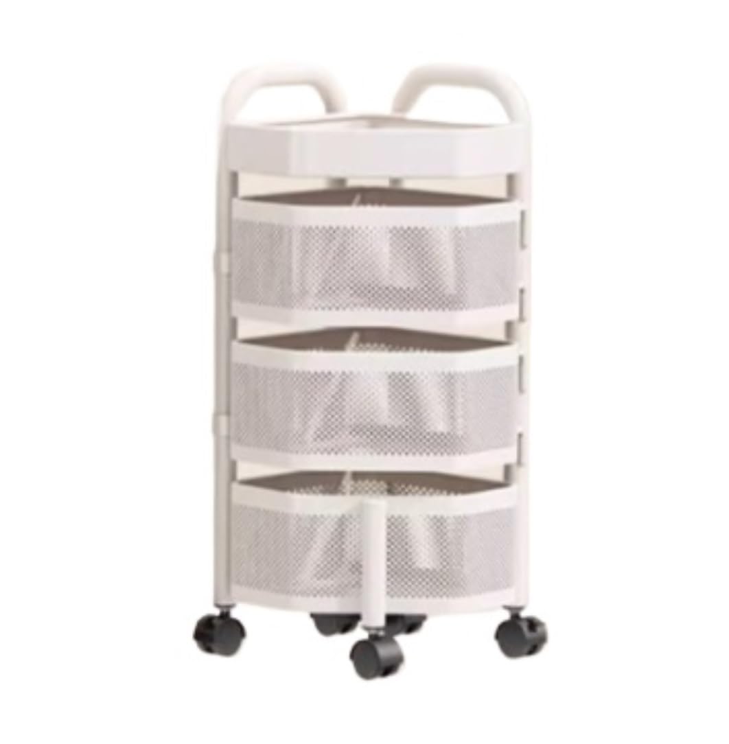 Scaffale angolare a 5 ripiani, moderno, in acciaio al carbonio, per soggiorno, bagno e cucina, design salvaspazio su ruote, soluzione versatile per la casa