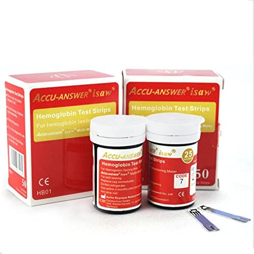 Blood Hemoglobin Test Strips(2X25pcs)