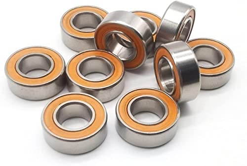 10Pcs S687ZZ CB Fishing Reel Bearing ABEC-7 7x14x5mm 687 Stainless Steel Hybrid Ceramic Ball Bearings