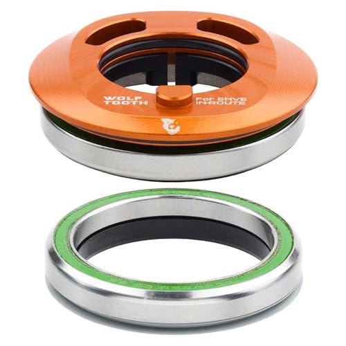 �E���t�g�D�[�X(Wolf Tooth) IS52 Premium Upper & Lower Headset for ENVE IN-Route System Orange