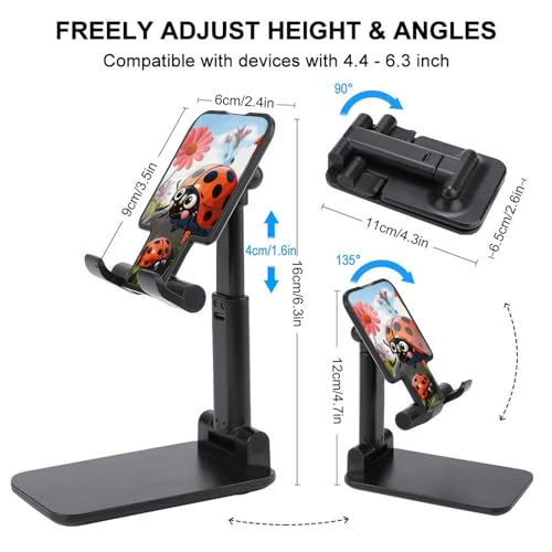 Support téléphone pliable pour soulager les cervicales compatible écran iPhone et Android