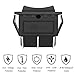 MUZHI Rocker Boat Switch, 12 Pcs DPDT 6 Pins Switch Snap, AC 20A/250V 15A/125V, 3 Position ON/Off/ON Mini Boat Rocker Switch Toggle for Car Auto Boat (Black)