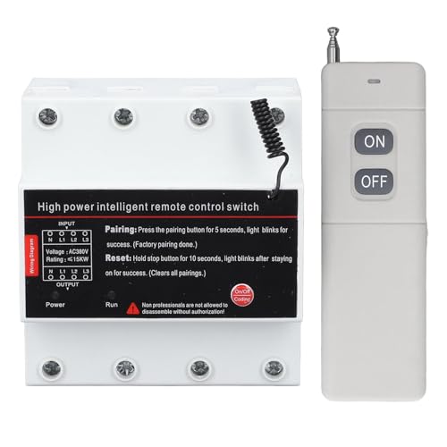Interrupteur de commande à distance triphasé AC380V intelligent pour pompe