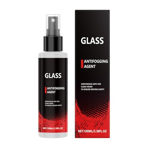 Anti Fog Spray for Windshield,100ml Glass Defogger Remover,Long Lasting Window Cleaner,Anti Fogging Spray with Quick Dry Formula