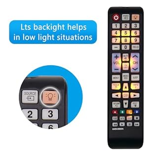 Replacement for Backlit Samsung Remote Control for Smart TV,Compatible Sam Remote Control LCD LED Smart TV Remote,No Setup Required-Fit for Sam Universal Remote