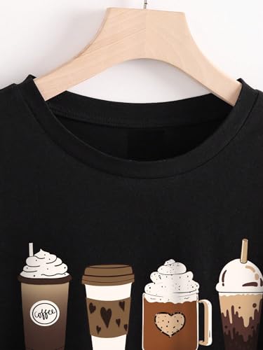 Image of Jawdrobe Cotton Blend Oversized Fit Half Sleeve Printed Round Neck T-Shirt for Women | Aesthetic Summer Wear