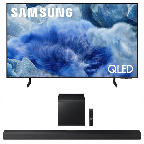 Image of Samsung QN43Q8FAAFXZA 43 Inch Class QLED Q8F 4K Vision AI Smart TV with a HW-QS700F 3.1.2 Ch Dolby Atmos Soundbar and Subwoofer (2025)