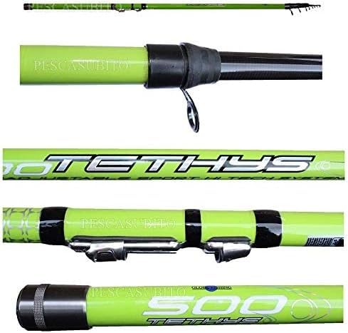 canna divina 5mt teleregolabile carbonio pesca trota 5 m metri