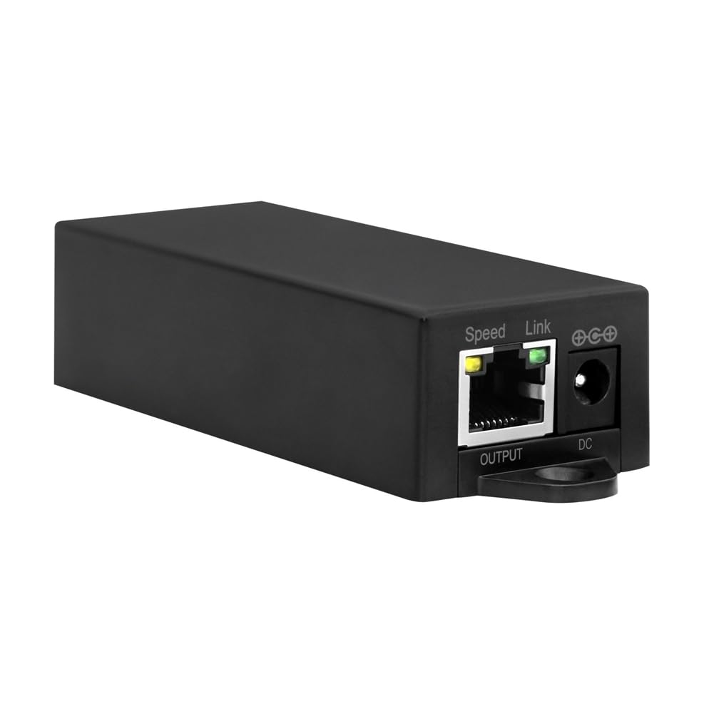 rieder Einzelport 802.3af /at 1000Mbps Aktiv-PoE zu 24V Passiv-PoE Konverter