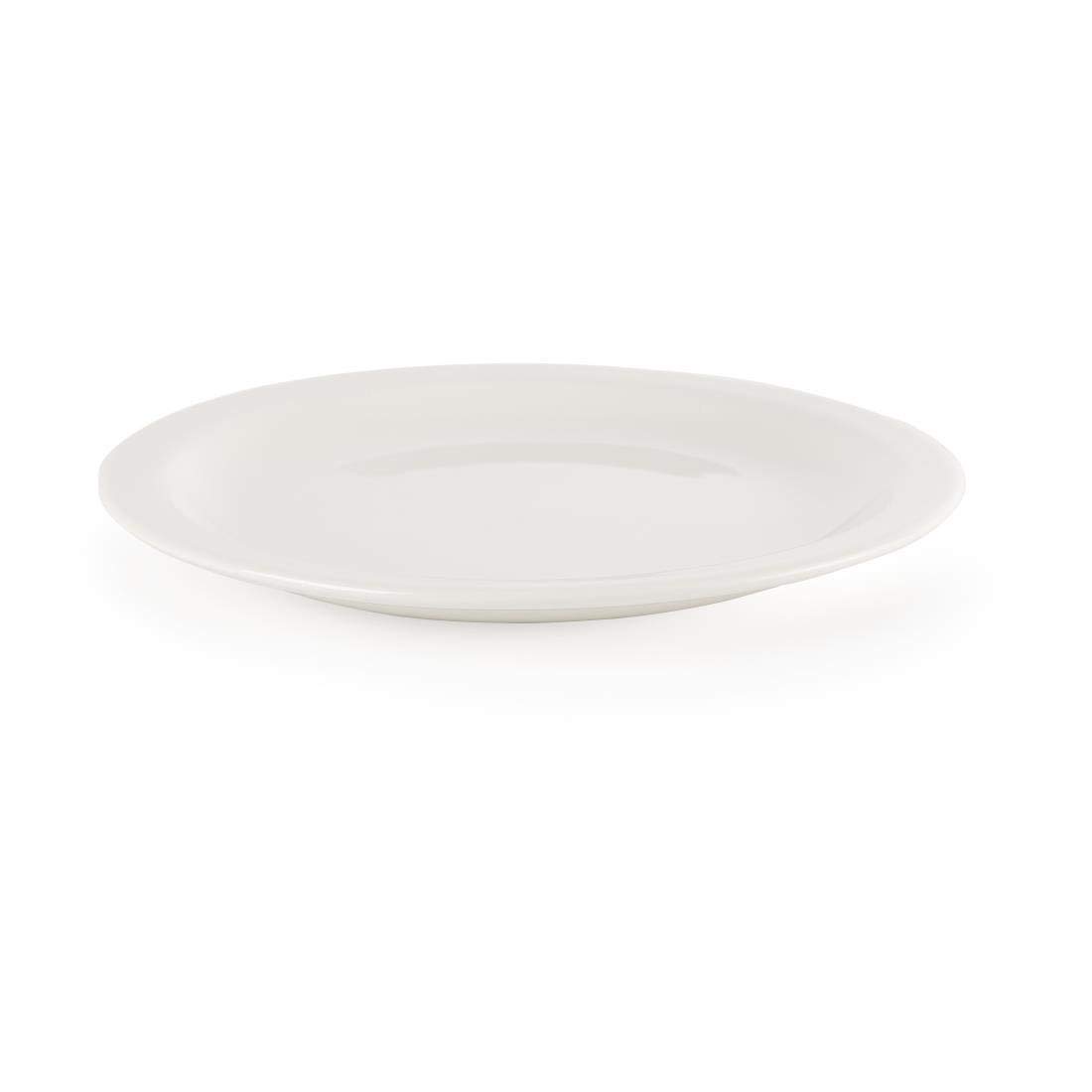 Churchill Super vitrifiée P274 Whiteware Nova Assiette, 20,3 cm, Blanc (lot de 24)