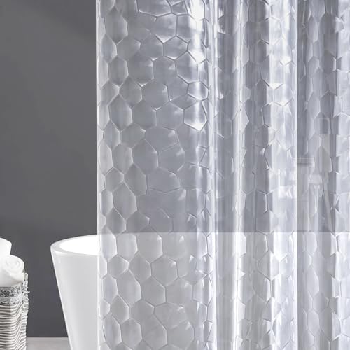 Water Cube 3D Textured PEVA Shower Curtain Liner 36x72, Waterproof Plastic