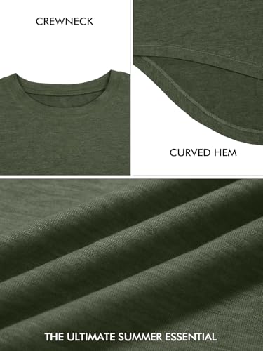 Image of UNCLECAT Mens Short Sleeve T-Shirts Crew Neck Casual Shirt Summer Classic Basic Lightweight Fashion Tees