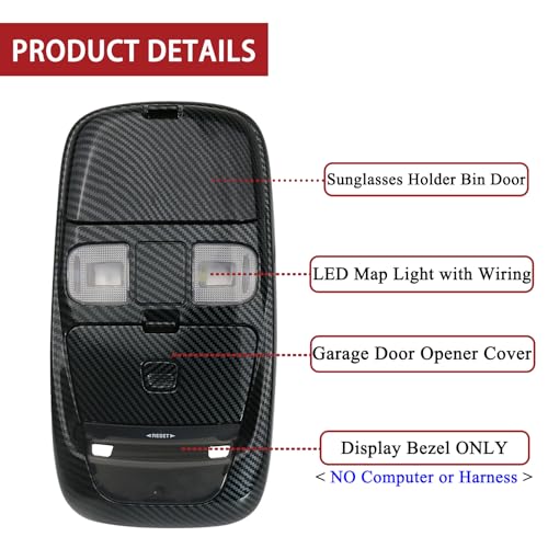 Lámpara LED para consola TQPONLY para Dodge Ram 1999-2002 miniatura 2