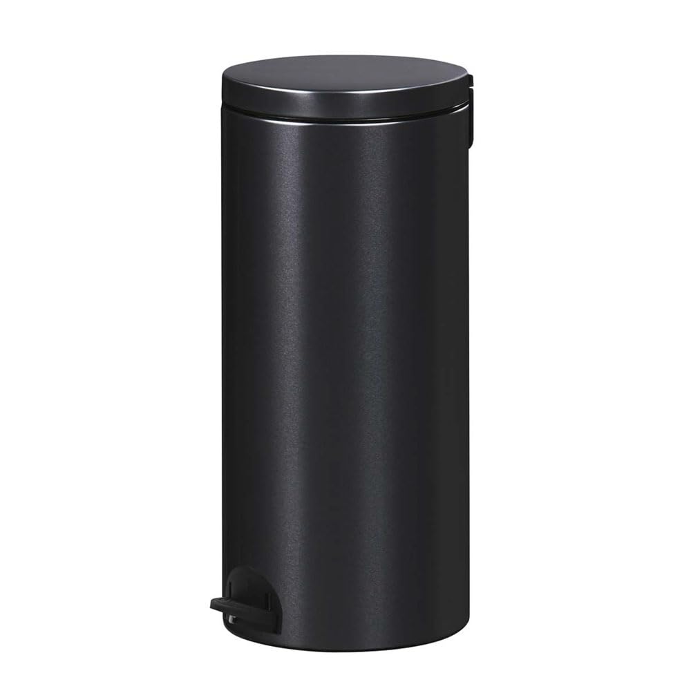 ROSSIGNOL Poubelle de cuisine, Poubelle 30L, Poubelle à pédale, Fabrication française, Fermeture silencieuse, Seau intérieur amovible avec anse, SANIA