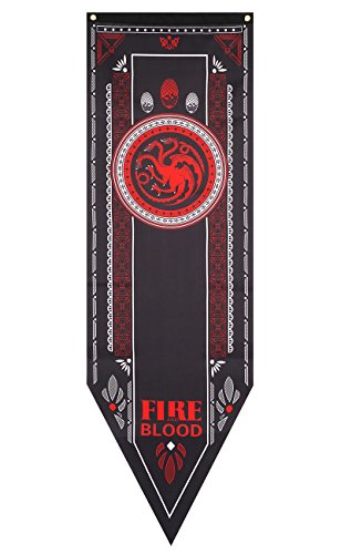 Preisvergleich Produktbild KeySmart GoT Banner 45x145cm Haus Targaryen von Drachenstein