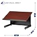 Audio-Visual Direct Tabletop Lectern, Black/Cherry