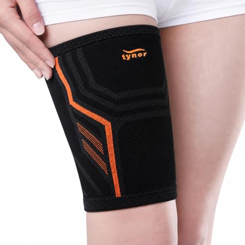 Image of TYNOR Thigh Support Air Pro, Black & Orange, Large, 1 Unit