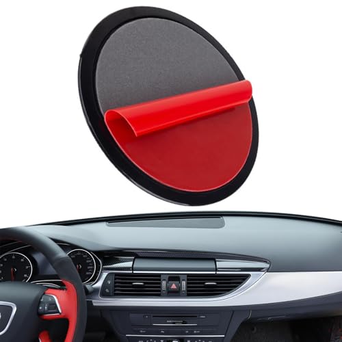 Dashboard Sticky Pad, 80mm Diameter Adhesive Sticky Pad for Car, Sticky Phone Mount Firmly Fixed Dash, Suction Cup Phone Holder Sticky Pad for Car Interior