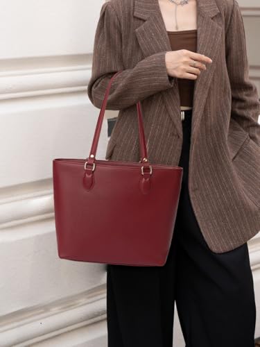 Bolso Tote Grande para Mujer, Satchel con Correa de PU miniatura 3