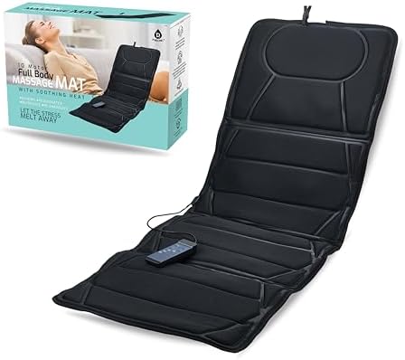 Amazon.com: Premium Heated Massage Pad with 10 Vibration Motors, 4 ...