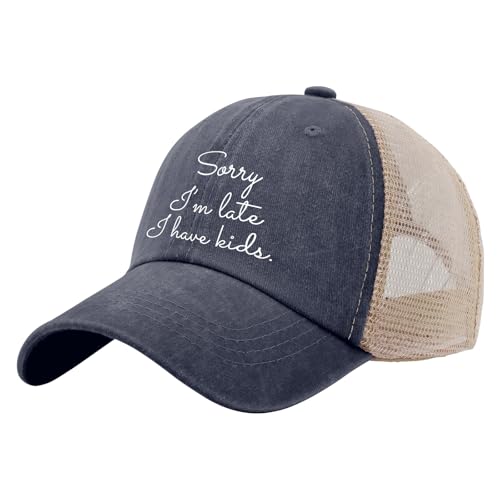 Sorry I'm Late I Have Kids Womens Hat Ball Hat for Women Tennis Caps Quick Dry Sun Cap2
